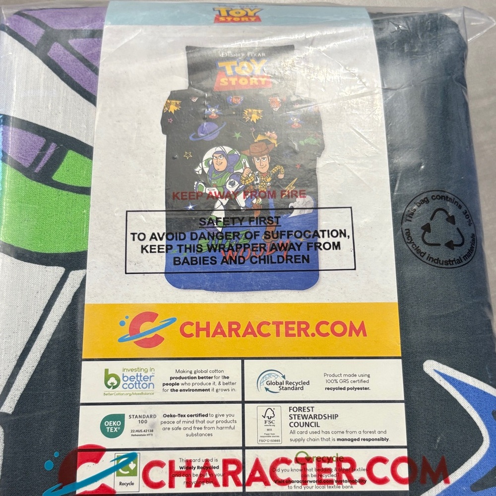 NWT Toy Story Single Bedding